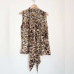 Vince Camuto Leopard Print Blouse